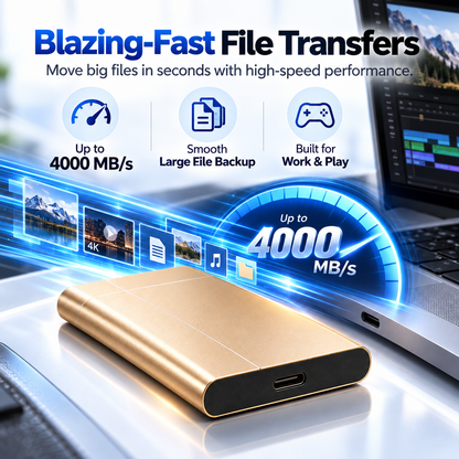 High-speed portable solid-state drives