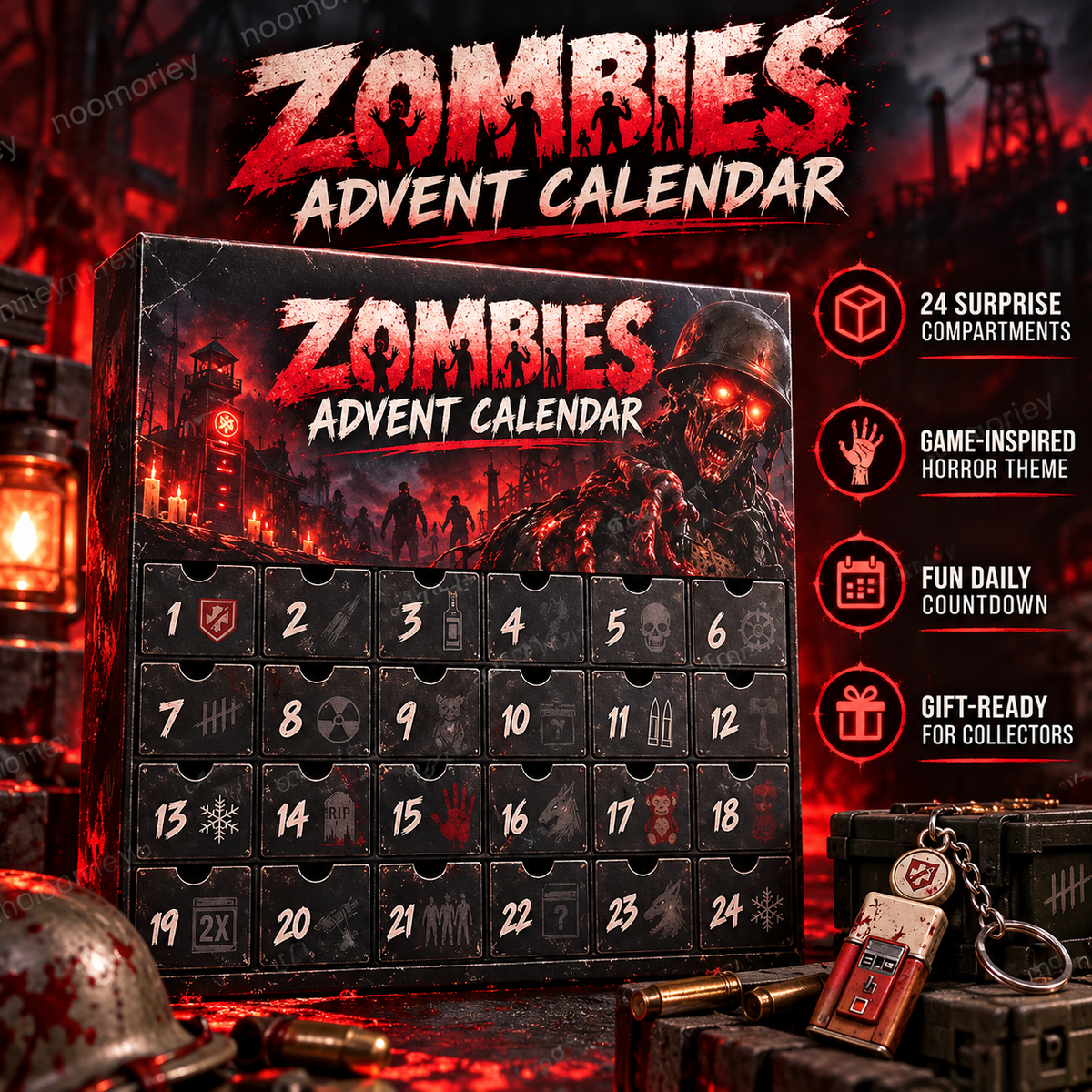 🎃 50% OFF Zombie Countdown Advent Calendar for Halloween