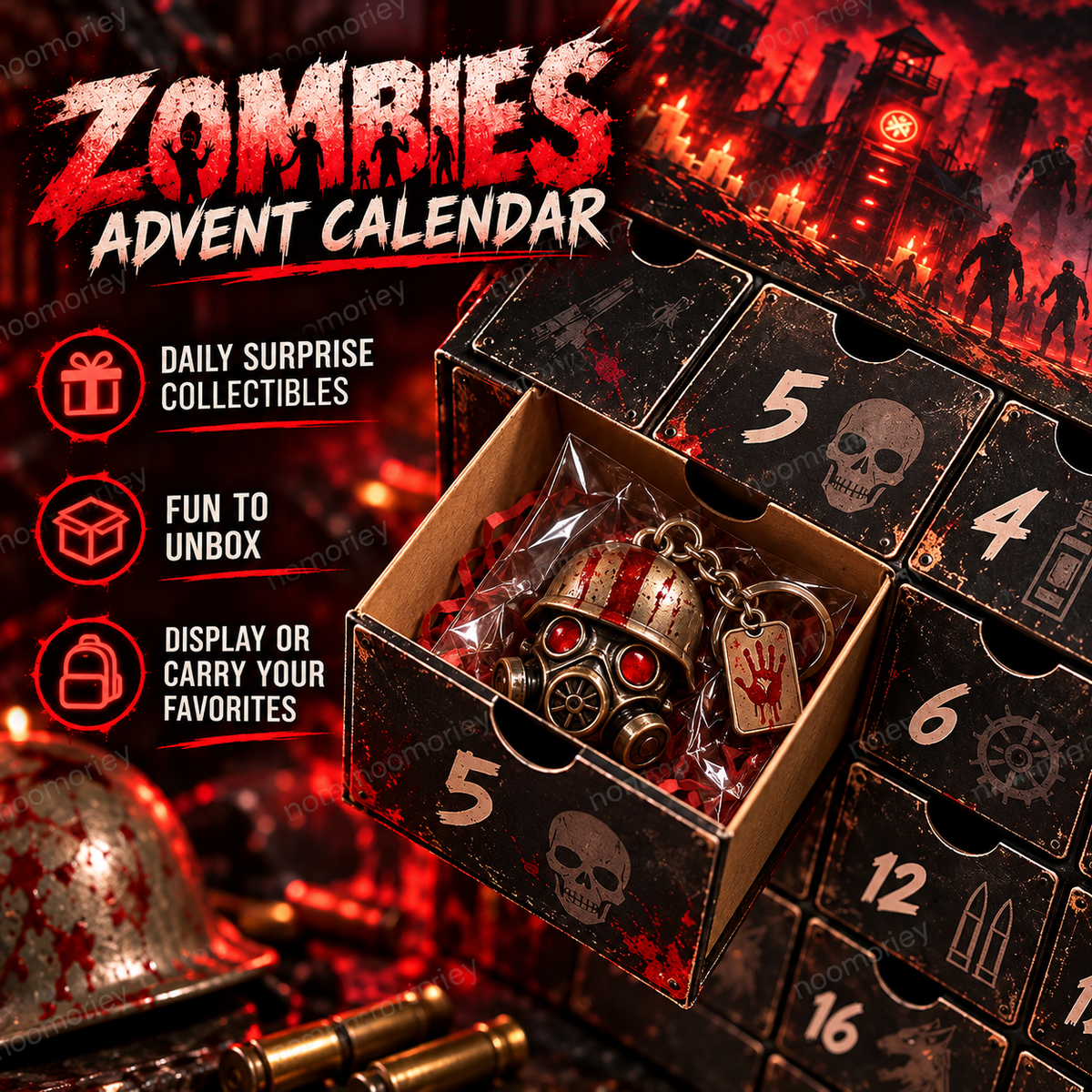 🎃 50% OFF Zombie Countdown Advent Calendar for Halloween