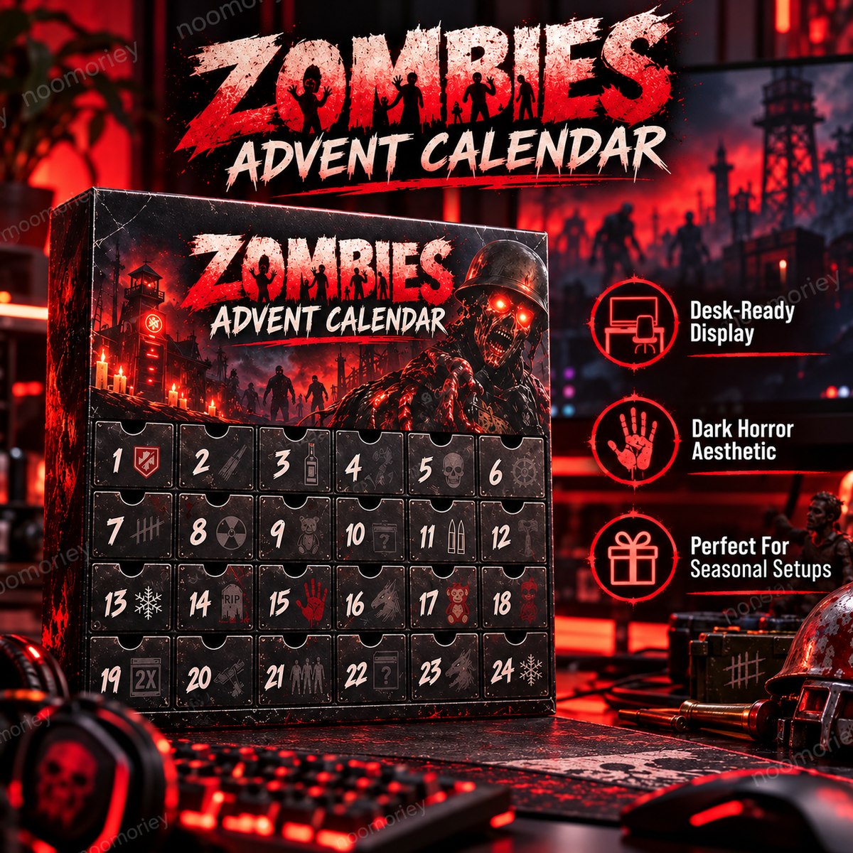 🎃 50% OFF Zombie Countdown Advent Calendar for Halloween