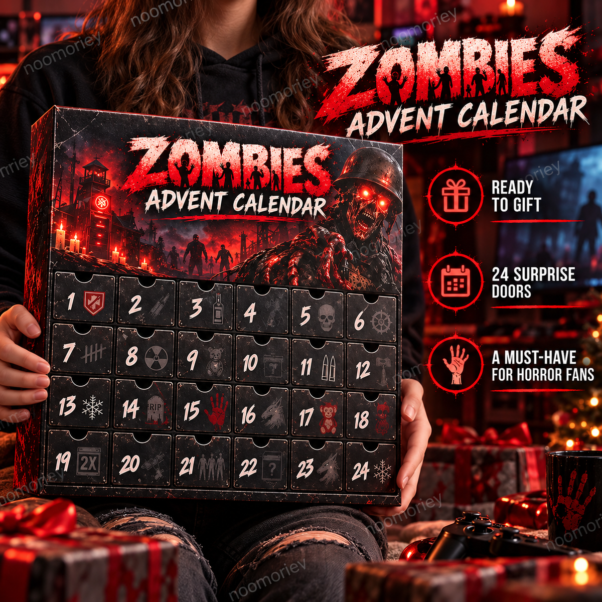🎃 50% OFF Zombie Countdown Advent Calendar for Halloween