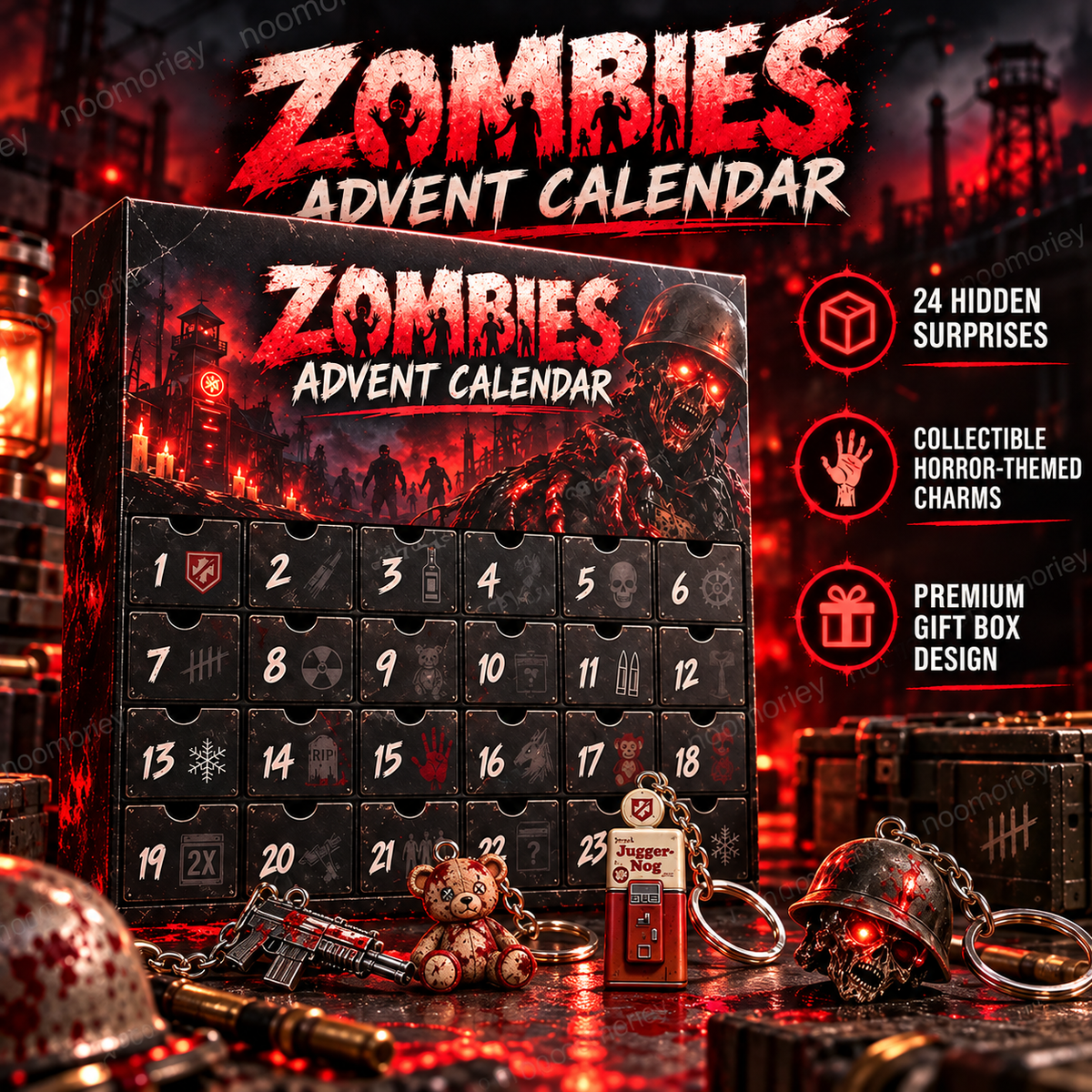 🎃 50% OFF Zombie Countdown Advent Calendar for Halloween