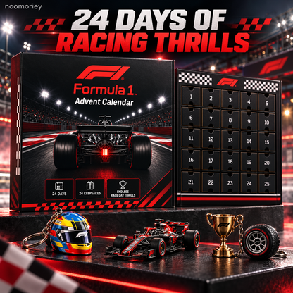 🏁 Formula 1 Advent Calendar | 24 Days of Racing Collectibles, Ditch Plain Chocolate This Holiday