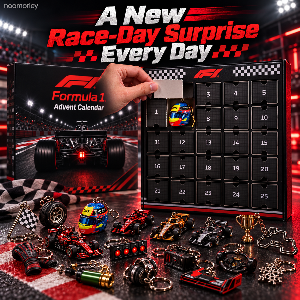 🏁 Formula 1 Advent Calendar | 24 Days of Racing Collectibles, Ditch Plain Chocolate This Holiday