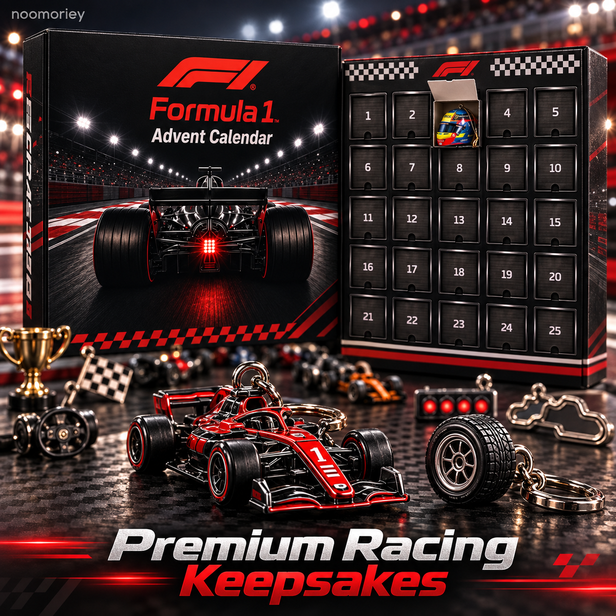 🏁 Formula 1 Advent Calendar | 24 Days of Racing Collectibles, Ditch Plain Chocolate This Holiday