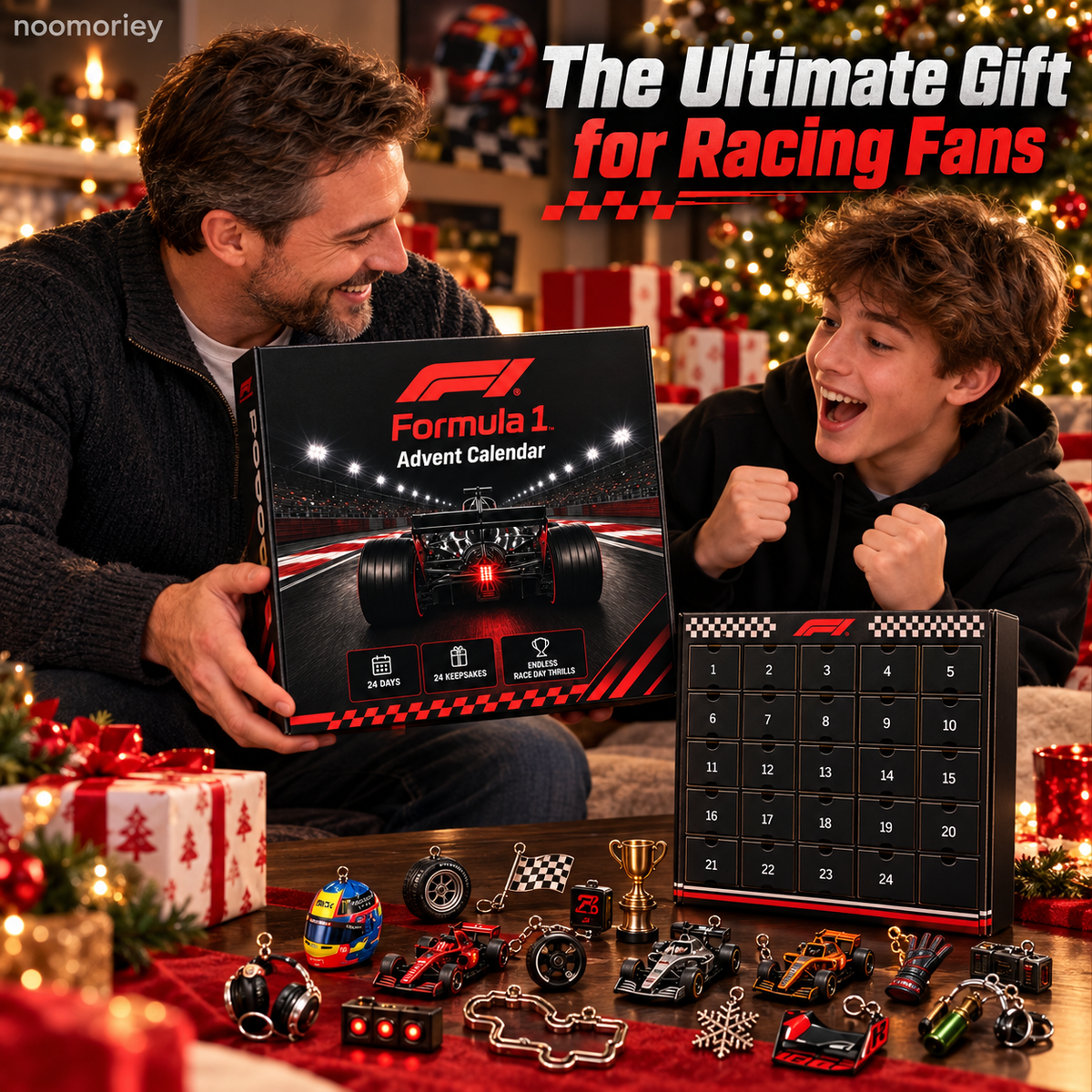 🏁 Formula 1 Advent Calendar | 24 Days of Racing Collectibles, Ditch Plain Chocolate This Holiday