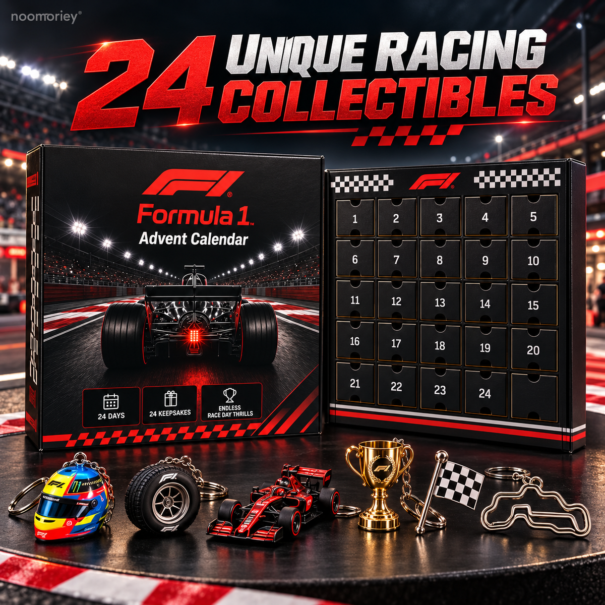 🏁 Formula 1 Advent Calendar | 24 Days of Racing Collectibles, Ditch Plain Chocolate This Holiday