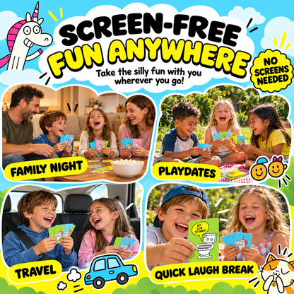 😂 50% OFF Today! Super Silly Go Fish Card Game for Kids & Family Game Night