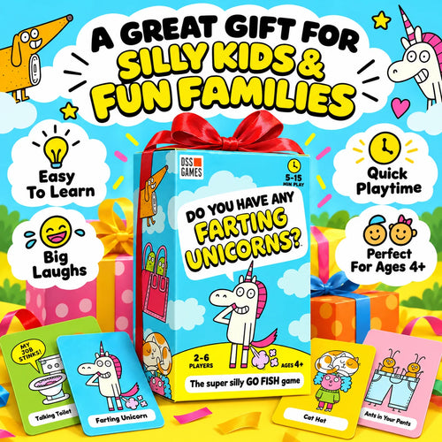 ! Super Silly Go Fish Card Game for Kids & Family Game Night