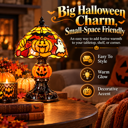 🕯️ 50% OFF! Cozy Halloween Pumpkin & Ghost Table Lamp with Warm Glow