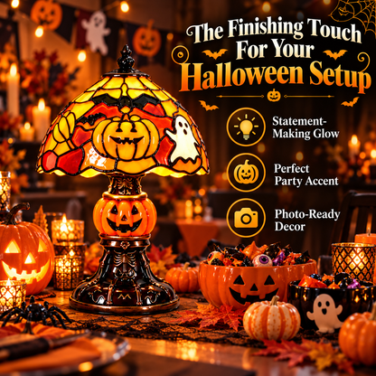 🕯️ 50% OFF! Cozy Halloween Pumpkin & Ghost Table Lamp with Warm Glow
