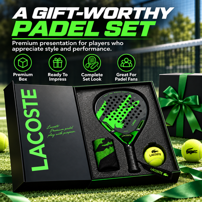 🎾 Premium Padel Racket Set ⚡ Power Control Comfort Grip Gift Box Ready