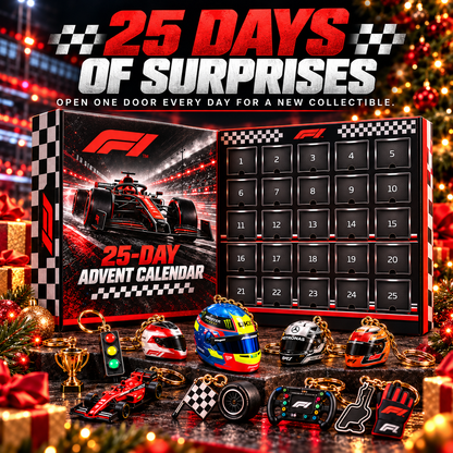 🏎️ Race Day 25-Day Advent Calendar 🎄 Motorsport Collectible Christmas Gift
