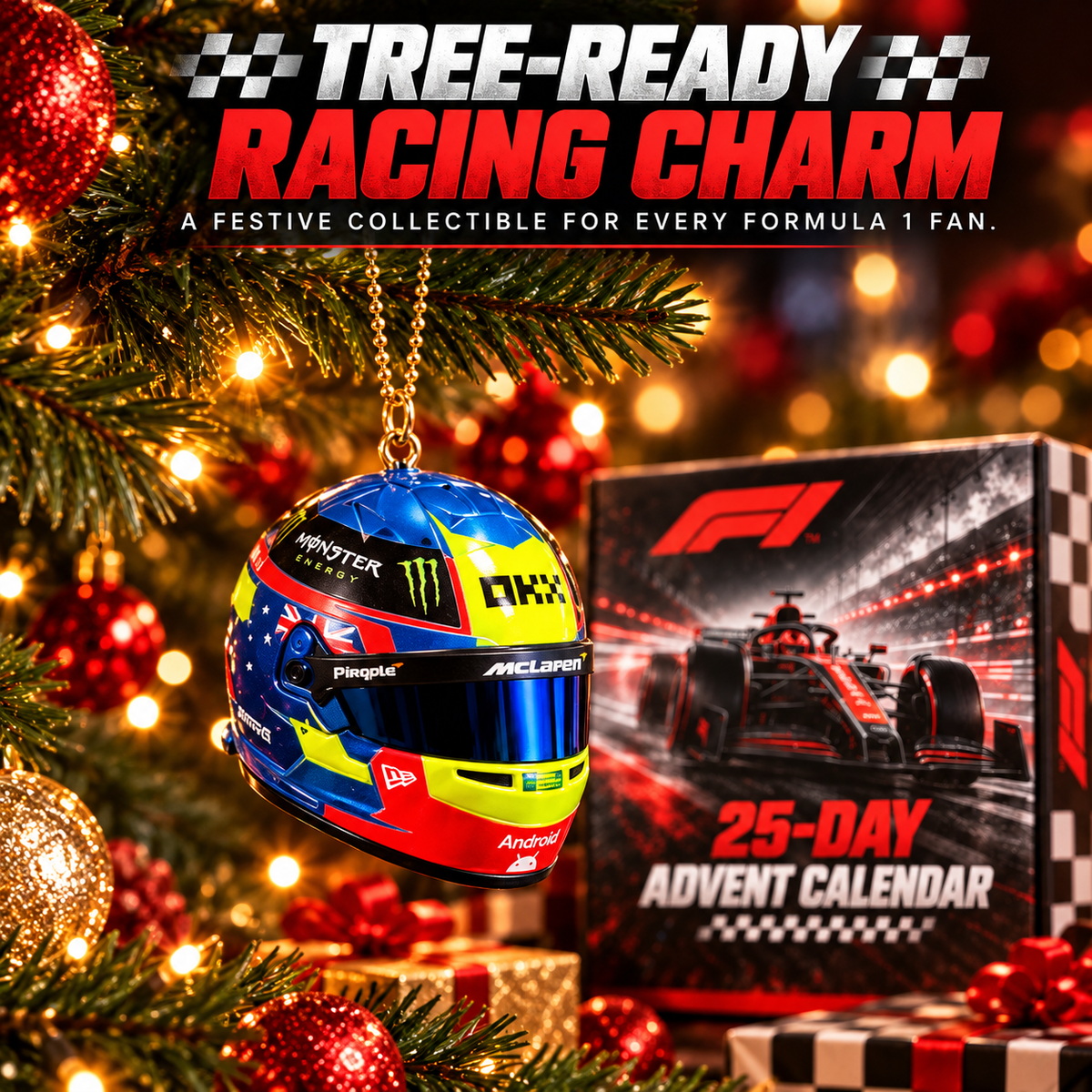 🏎️ Race Day 25-Day Advent Calendar 🎄 Motorsport Collectible Christmas Gift