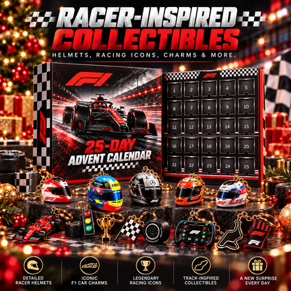 🏎️ Race Day 25-Day Advent Calendar 🎄 Motorsport Collectible Christmas Gift
