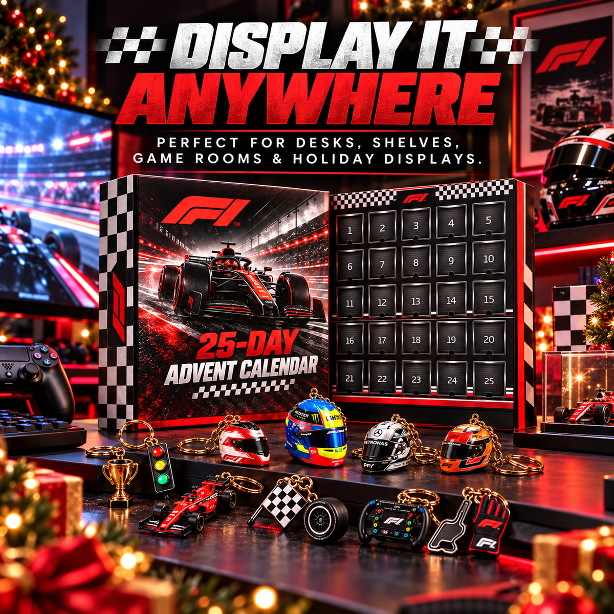 🏎️ Race Day 25-Day Advent Calendar 🎄 Motorsport Collectible Christmas Gift
