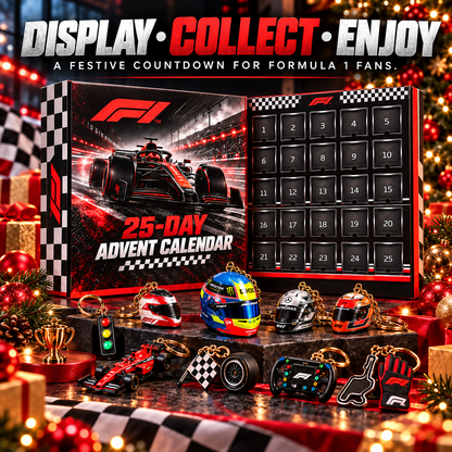 🏎️ Race Day 25-Day Advent Calendar 🎄 Motorsport Collectible Christmas Gift