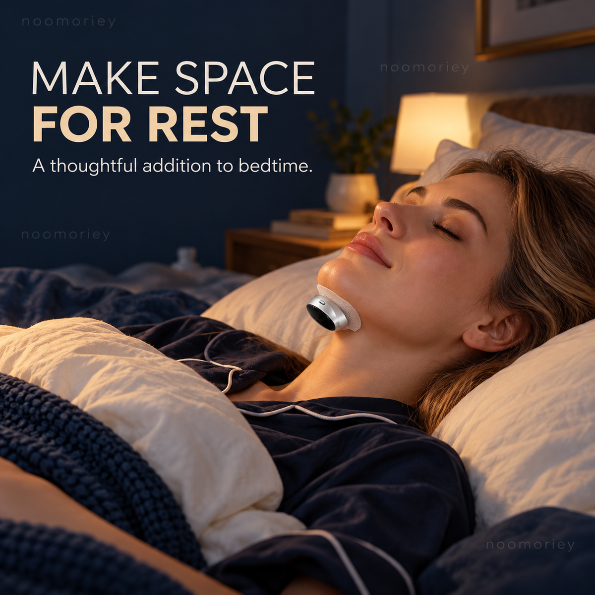QuietNight™ Smart Anti-Snoring Device – Gentle Pulse Sleep Support