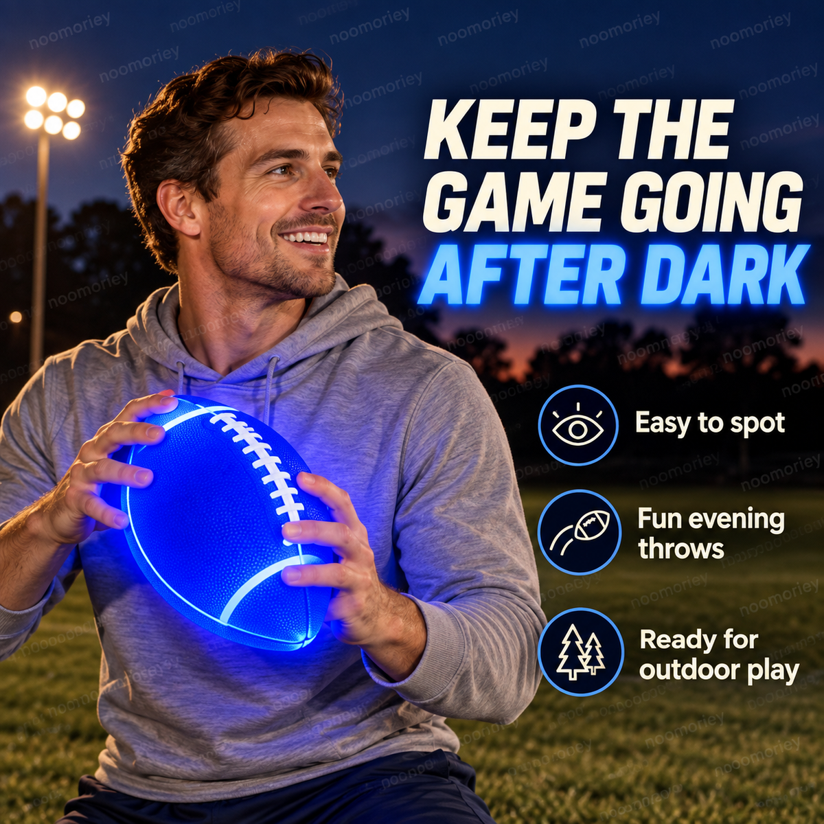 🔥 GlowStrike™ LED Football – Turn Every Night Into Game Night