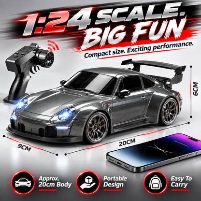 🚗 50% OFF 2.4GHz RC Drift Car For Kids – High Speed Remote Control Racing Fun Toy