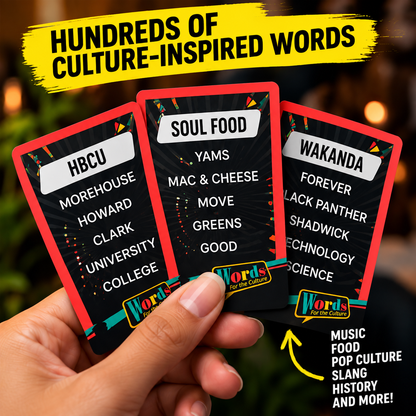 🔥 50% OFF Words For The Culture™ Party Game – The Ultimate Culture-Inspired Guessing Game For Friends & Family