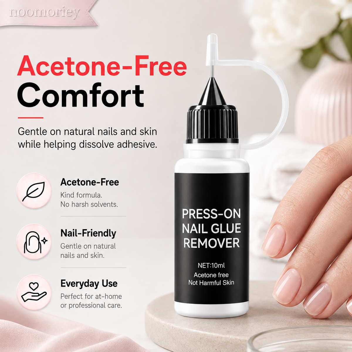 ✨ BUY 1 GET 1 FREE-On Nail Glue Remover – 10ml Gentle Formula for Easy Removal