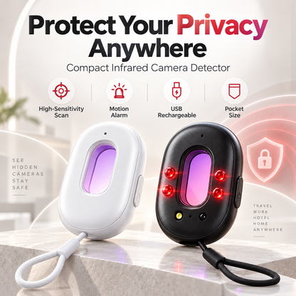 🔍 Compact Infrared Camera Detector – Protect Your Privacy Anywhere