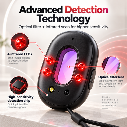 🔍 Compact Infrared Camera Detector – Protect Your Privacy Anywhere