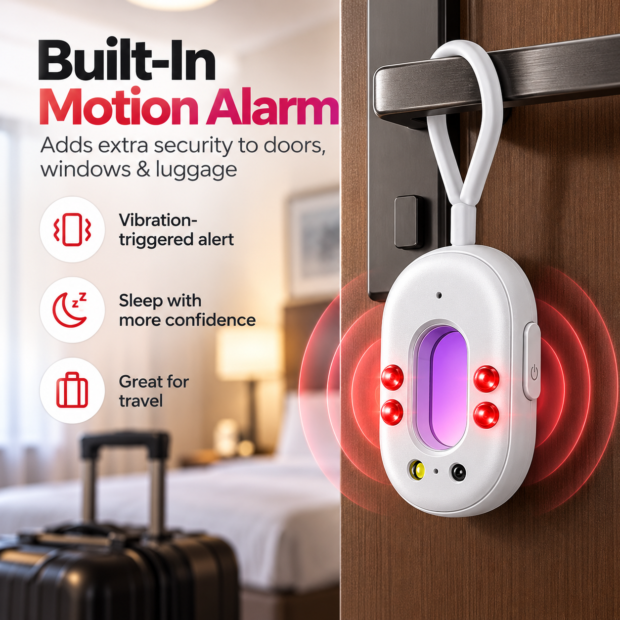 🔍 Compact Infrared Camera Detector – Protect Your Privacy Anywhere