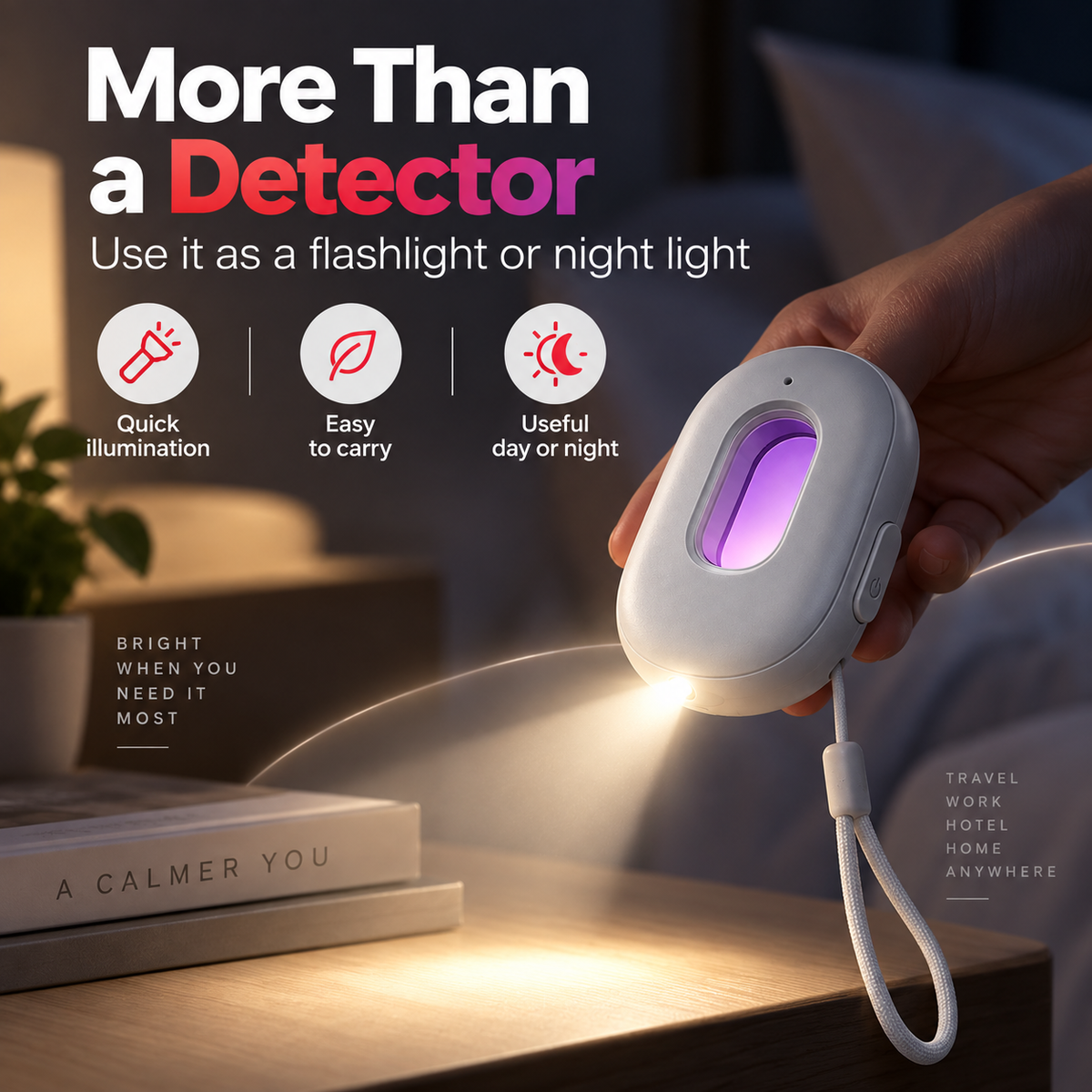 🔍 Compact Infrared Camera Detector – Protect Your Privacy Anywhere