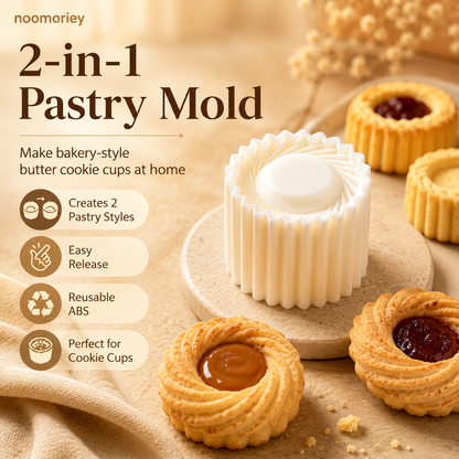 Sunflower-Patterned Round Hand-Press Mooncake Mold