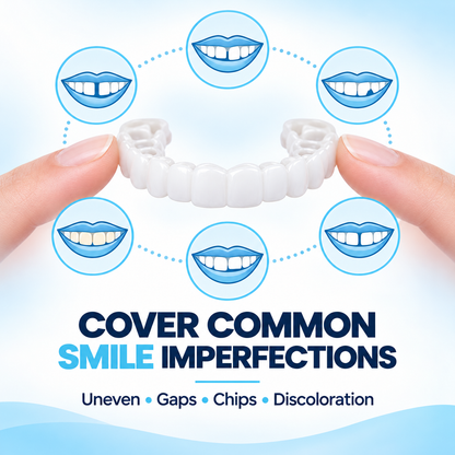 🔥LAST DAY SALE 49% OFF!!⚡50K+ SOLD!❄️✨ Instant Snap-On Smile Veneers – A Confident Smile in Seconds! 😁