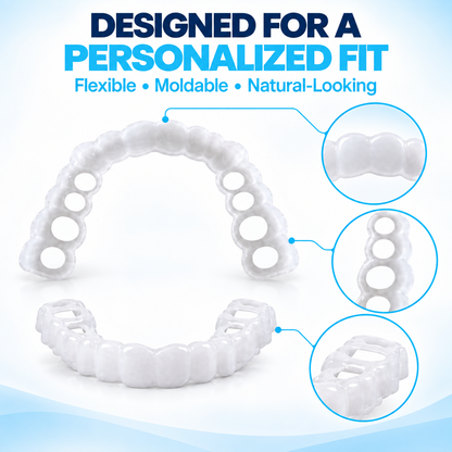🔥LAST DAY SALE 49% OFF!!⚡50K+ SOLD!❄️✨ Instant Snap-On Smile Veneers – A Confident Smile in Seconds! 😁