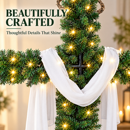 🎄 50% OFF 🙏 Lighted Christmas Cross – Meaningful Holiday Home Decor