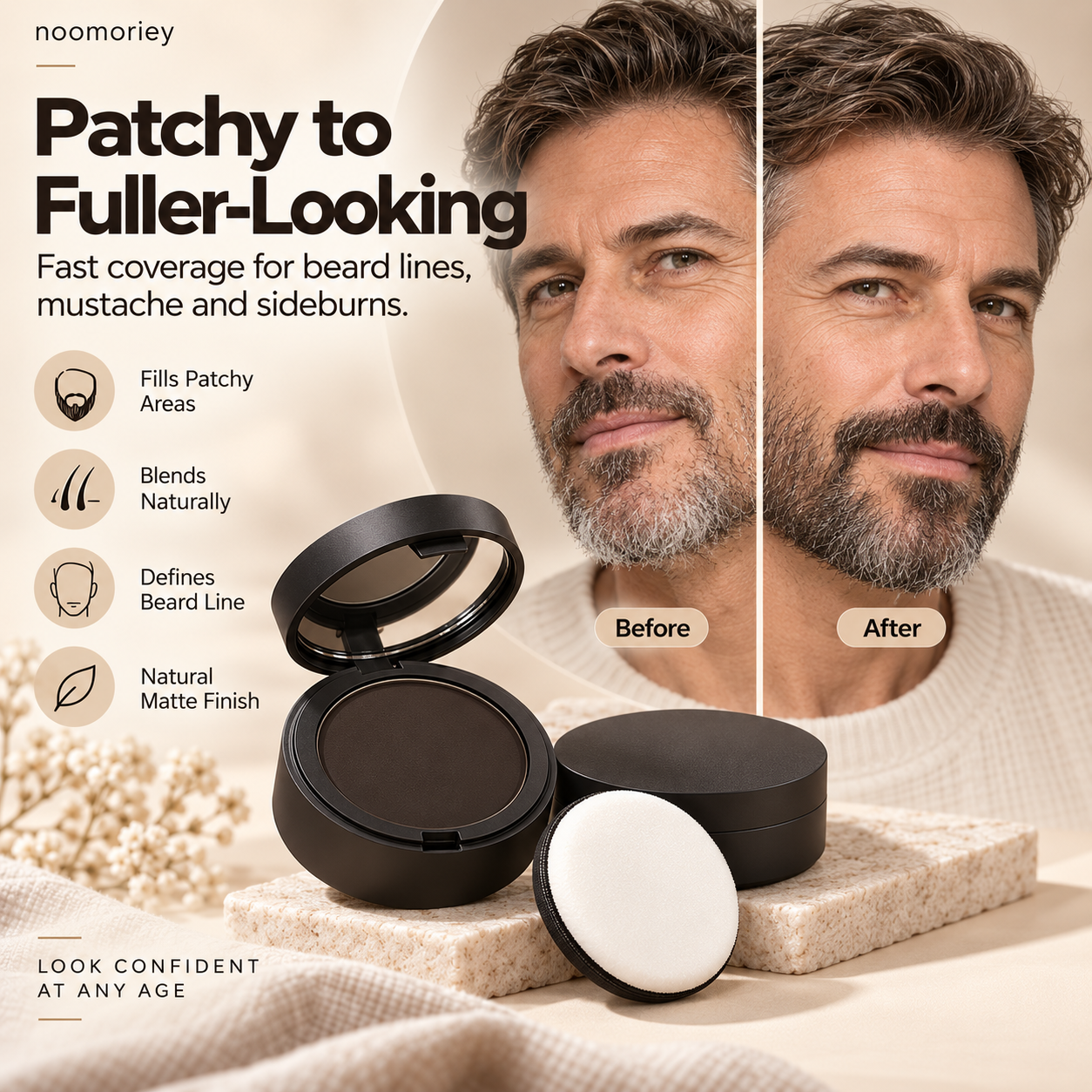 ✨ Multi-Use Waterproof Contour & Touch-Up Powder – Natural, Sweatproof & Long-Lasting
