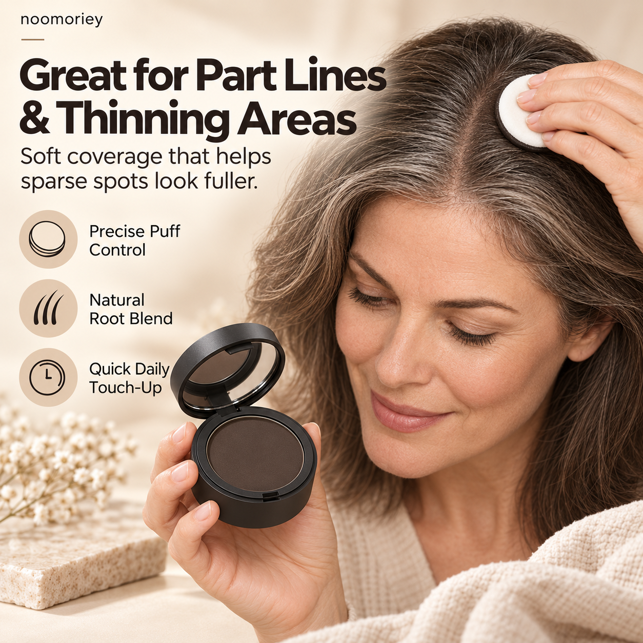 ✨ Multi-Use Waterproof Contour & Touch-Up Powder – Natural, Sweatproof & Long-Lasting