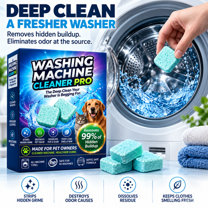 🐾Washing Machine Cleaner🫧- Deep Clean, Remove Odors & Refresh Your Washer in One Cycle