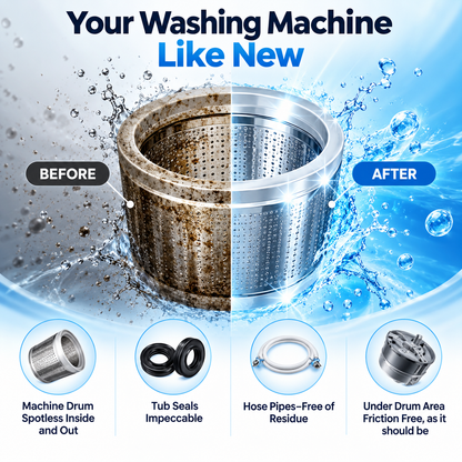 🐾Washing Machine Cleaner🫧- Deep Clean, Remove Odors & Refresh Your Washer in One Cycle