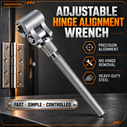 🔧 Adjustable Hinge Alignment Wrench – Precision Door & Cabinet Repair Tool