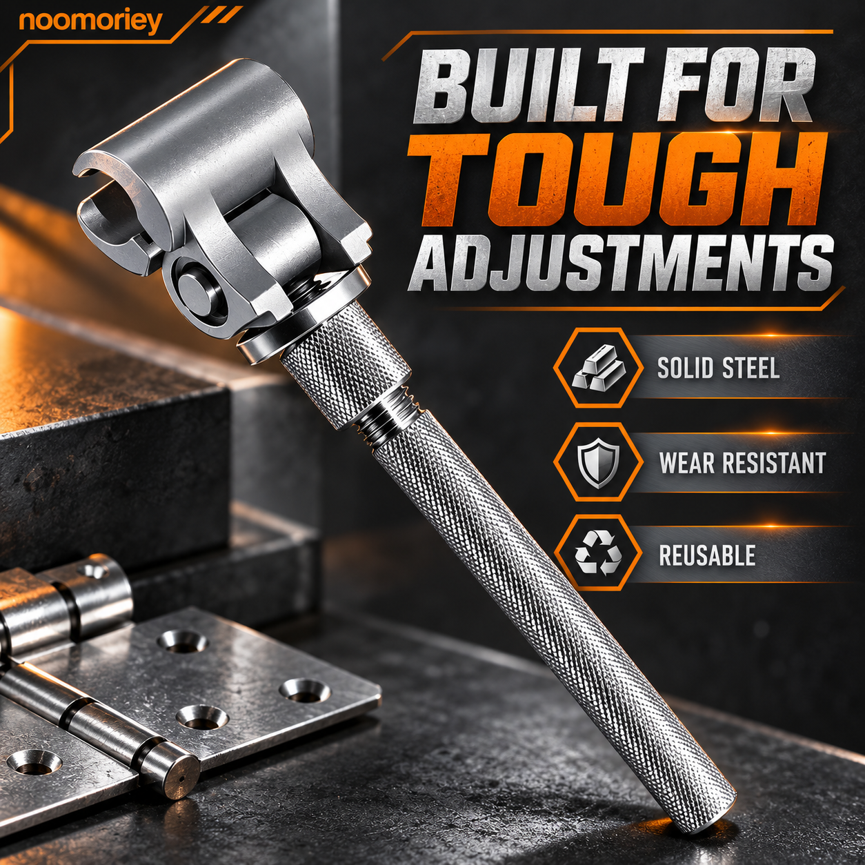 🔧 Adjustable Hinge Alignment Wrench – Precision Door & Cabinet Repair Tool