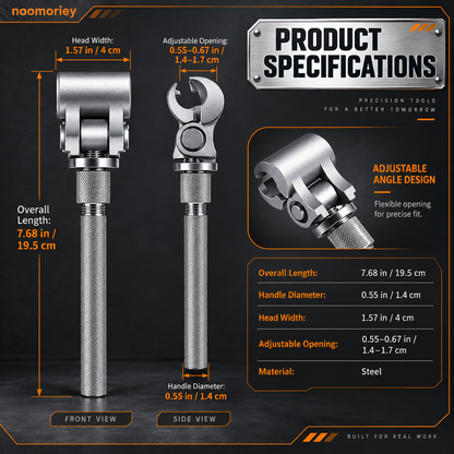 🔧 Adjustable Hinge Alignment Wrench – Precision Door & Cabinet Repair Tool