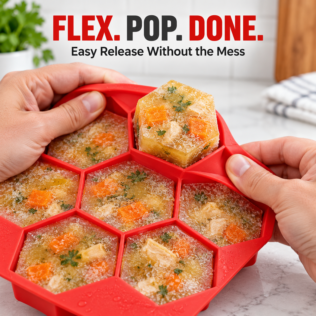 🍔 8‑in‑1 Burger Press & Freezer Container – Make Perfect Uniform Patties for Grilling & Meal Prep