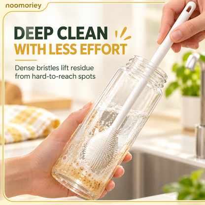 🔥BUY 1 GET 1 FREE✨️360° Silicone Bottle Cleaning Brush with Long Handle