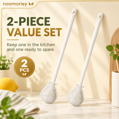 🔥BUY 1 GET 1 FREE✨️360° Silicone Bottle Cleaning Brush with Long Handle
