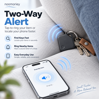 Smart Bluetooth Tracker – 2-Way Finder for Keys, Wallets & Pets