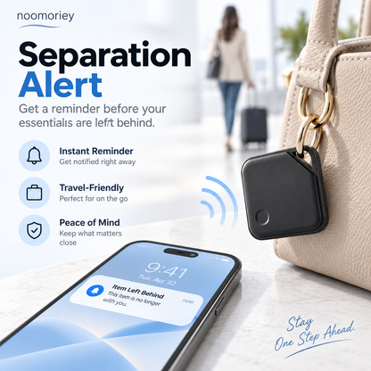 Smart Bluetooth Tracker – 2-Way Finder for Keys, Wallets & Pets