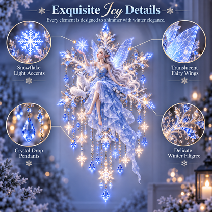 ✨50% OFF TODAY ❄️Ice Snow Elf Starfall Wall Light