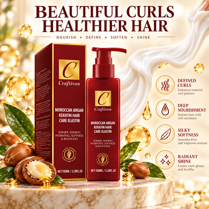 ❤️Argan & Avocado Curl Defining Leave-In Cream