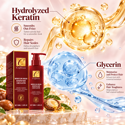 ❤️Argan & Avocado Curl Defining Leave-In Cream