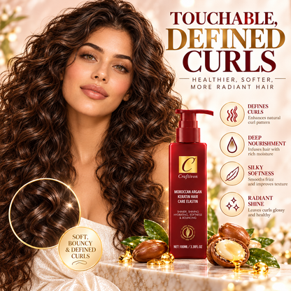 ❤️Argan & Avocado Curl Defining Leave-In Cream